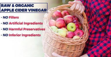 Apple Cider Vinegar 1500mg - Raw, Non-GMO, Extra Strength, 120 or 180 Capsules, Vegetarian (120 Capsules)