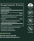 Gaia Herbs Mushrooms+Herbs with Reishi & Turmeric-Inflammation Relief Supplement with Daily Immune Support-Made with Organic Reishi and Turmeric Curcumin-60 Vegan Liquid Phyto-Capsules(30-Day Supply)