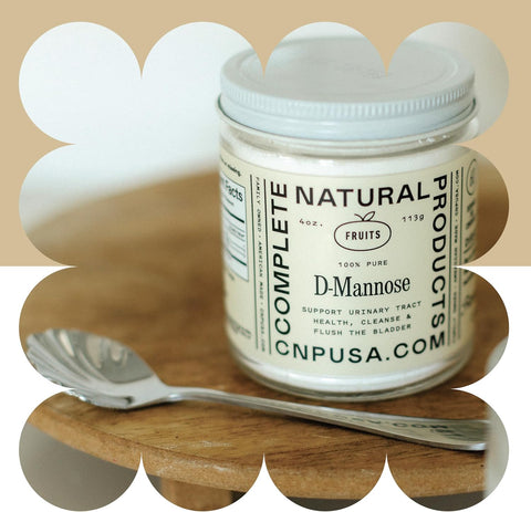 Complete Natural Products Pure D-Mannose Powder Supplement - Bulk D-Mannose 8Oz (227 G) 115 Servings For Uti Bladder & Urinary Tract Health