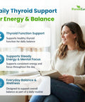 Forestleaf Thyroid Support For Women And Men With Iodine - Energy Focus & Power Thyroid Supplement - All Natural Herbal Mineral And Vitamin Complex With B12 Zinc Selenium Ashwagandha 60 Vegetarian Capsules