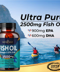 Omega 3 Fish Oil 2500mg Supplement by New Age - 2 Pack ÃƒÂ¢Ã¢â€šÂ¬Ã¢â‚¬Å“ Immune & Heart Support ÃƒÂ¢Ã¢â€šÂ¬Ã¢â‚¬Å“ Promotes Joint, Eye, Brain & Skin Health - Non GMO 180 Softgels - EPA, DHA Fatty Acids Gluten Free
