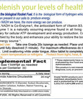 ENADA 20 x NADH Supplement Boost Energy Mental Focus Stamina Support Fatigue Cell Regenerator 20mg NADH 30 Lozenges 1 per serving Natural Energy Supplements for Women and Men