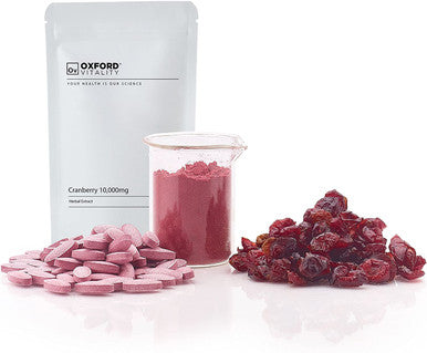 Cranberry Extract 10,000mg Tablets | High Strength Tablets for Bladder Health | Oxford Vitality