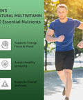 Best Multivitamin For Men Completely Men'S Multivitamins & Multiminerals With Over 20 Vitamins A, C, D, E, B12, Zinc & More Essential Vitamins For Men Energy, Focus & Immune Health. 120 Capsules