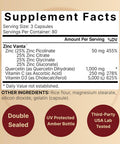 Naturebell Zinc Quercetin With Vitamin C & D3, 240 Capsules Quercetin 1,000Mg, 4 In 1 Zinc 50Mg, Vitamin C 250Mg, Vitamin D3 5,000 Iu ÃƒÂ¢Ã¢â€šÂ¬Ã¢â‚¬Å“ Zincvanta Advanced Immune Defense & Lung Support
