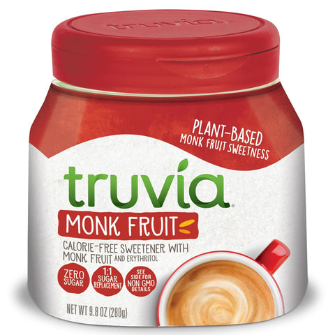 Truvia Sweet Complete Monk Fruit Sweetener, Granulated, 12 oz Bag | Erythritol, chicory root & monk fruit; measures like sugar, bakes & browns; non-GMO, kosher, vegan; keto