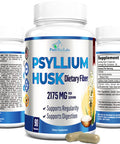 YUMMYVITE Psyllium Husk Dietary Fiber Supplement 2175Mg, Non-Gmo, 90 Capsules