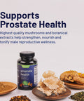 Prostate Health Support Supplement - Prostate Supplements for Men with Organic Saw Palmetto Extract & Turmeric, Prostate Support, Urinary Tract Health, Immune Support (90 Capsules)