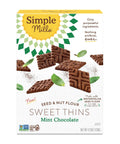 Simple Mills Honey Cinnamon Seed & Nut Flour Sweet Thins, Paleo Friendly & Delicious Sweet Thin Cookies, Good for Snacks, Nutrient Dense, 4.25 oz, 3 Count