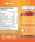 SuperFruits Gummies by NEW AGE - Helps Improves Collagen for Hair, Skin, Nails & Wrinkles - Vegan Collagen Vitamin Gummy - Pack with Vitamins and Nutrients - Non-GMO, Gluten-Free - 120 Count - 2 Pack