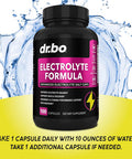 Electrolyte Pills Supplement Salt Tablets - Electrolytes Capsules With Potassium, Magnesium, Sodium, Chloride, Calcium Replacement For Keto, Cramps & Rehydration Salts Supplements - 100 Hydration Caps