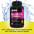 Electrolyte Pills Supplement Salt Tablets - Electrolytes Capsules With Potassium, Magnesium, Sodium, Chloride, Calcium Replacement For Keto, Cramps & Rehydration Salts Supplements - 100 Hydration Caps