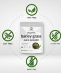 Deal Supplement Sustainably US Grown Organic Barley Grass Juice Powder 10oz Raw Cold Pressed Source Greens Superfood Booster Retains Vitamins Minerals Antioxidants & Chlorophyll Non-GMO
