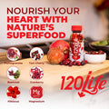 120/Life Blood Pressure Support Beet Root Juice Pomegranate Extract Cranberry Juice Tart Cherry Hibiscus and Magnesium 8 Fl Oz Pack of 28