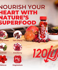 120/Life Blood Pressure Support Beet Root Juice Pomegranate Extract Cranberry Juice Tart Cherry Hibiscus and Magnesium 8 Fl Oz Pack of 14