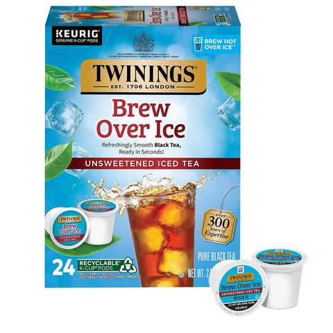 Twinings Sleep Herbal Tea K-Cup Pods for Keurig, 24 CT Box (Pack of 1) | Formerly Nightly Calm, Relaxing Camomile, Spearmint & Lemongrass, Caffeine-Free, For Single-Serve Brewers, Enjoy Hot or Iced