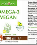 Norsan Omega-3 Vegan Vegetable Algae Oil 100ml