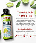Barlean's Seriously Delicious Omega-3 High Potency Fish Oil Key Lime Pie 16-Oz
