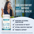 SMNutrition 15 Day Colon Cleanse Detox Supports Constipation Relief Bloating Fast Acting Cleanser for Women and Men with Fiber Probiotics for Regularity Gut Health Gluten 3rdParty Tested