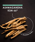 Organic Ashwagandha KSM-66AÃƒâ€šÃ‚Â® with BioPerineAÃƒâ€šÃ‚Â® - 1650mg - 5% Withanolides - Most Bioavailable Full-Spectrum Root Extract - Not Tablets or Powder - 60 Vegan Capsules Bag