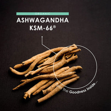 Organic Ashwagandha KSM-66AÃƒâ€šÃ‚Â® with BioPerineAÃƒâ€šÃ‚Â® - 1650mg - 5% Withanolides - Most Bioavailable Full-Spectrum Root Extract - Not Tablets or Powder - 60 Vegan Capsules Bag