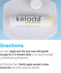 Keloid Scar Care Butter Stick, Scars & Keloids Treatment Balm, For Surgical Scars & Keloids From Piercings, Stretch Marks, Acne, With Anti-Scar Cocoa, Shea Butter, Coconut, & Jojoba Oils