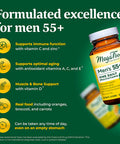 MegaFood Men'S 55+ One Daily - Multivitamin For Men With B12 C And D Vitamins And Zinc - Optimal Aging And Muscle And Bone Health - Vegetarian - Made Without 9 Food Allergens - 90 Tabs