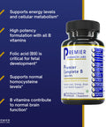 Premier Research Labs Complete B Premier - Vitamin B Complex - 9 Active B Vitamins - Liver, Energy & Brain Support - B Vitamin