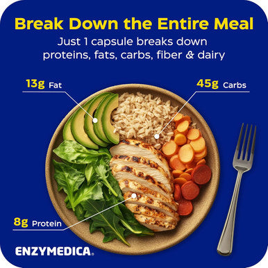 Enzymedica Digest Complete Digestive Enzyme Formula 30 Capsules