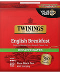 Twinings Lemon & Ginger, Caffeine-Free Herbal Tea Bags, 100 CT Box (1 Pack) | Spicy & Tangy, Ginger, Lemon Peel, Lemongrass, Blackberry Leaves, Soothe Digestion, 100 Foil Lined Individually Wrapped Bags