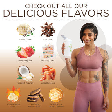 TRU Supplements Plant Based Protein Powder BCAA EAA 20g Vegan Brown Rice & Pea Protein 100 Calories 27 Vitamins No Artificial Flavors 25 Servings 25 Servings (Dulce De Leche)