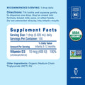 Mommys Bliss Organic Baby Vitamin D Drops Promotes Healthy Growth and Bone Development Age Newborn+ 0.11 Fl Oz (100 Servings) Pack of 2