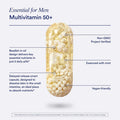 Ritual Multivitamin For Men 50 And Over With Zinc, Vitamin A And D3 For Immune Function Support, Omega-3 Dha, B12, K2, Gluten Free, Non-Gmo, Mint Essenced, 30 Day Supply, 60 Vegan Capsules