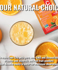 Ener-C Orange Multivitamin Drink Mix Powder Vitamin C 1000Mg & Electrolytes With Real Fruit Juice Natural Energy & Immune Support For Women & Men - Non-Gmo Vegan & Gluten - 30 Count