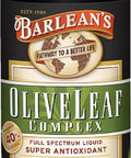 Barlean's Olive Leaf Extract Complex Liquid 95mg Oleuropein Immune Olive leaf extract liquid