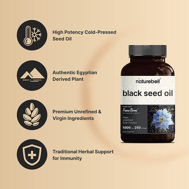 Advanced Unrefined Black Seed Oil 1000mg Per Serving 250 Softgels ColdPressed Nigella Sativa Immune System Booster Colorless and Odorless Premium Black Seed Oil Capsules Liquid NonGMO