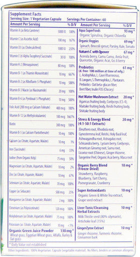 Orac Energy Earth's Blend with Iron Paradise Herbs 60 VCaps