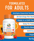 MaryRuth's Multivitamin for Women and Men | Sugar Free | Adult Multimineral Gummy with Vitamin C | D and E | B Vitamins | Biotin | Zinc | Vegan | Non-GMO | Gluten Free | 60 Count