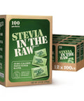 Stevia In The Raw Stevia Sweetener Packets 50 Ct Zero Calorie Stevia Sugar Substitute Packets No Erythritol or Artificial Flavors Vegan Gluten Kosher Low Glycemic Index