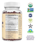 Garden of Life Mykind Organics Apple Cider Vinegar Energy Gummies - Usda Organic Acv Gummy Vitamins For Energy With Vitamin B12 Coffeeberry Green Tea - 63 Vegan Gummies For Mental Focus & Clarity