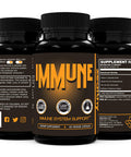 Zealthy Immune Booster Supplement. Best Immunity System Support Pills with Elderberry, Vitamin C, Zinc, and Vitamin D3. Daily Defense Multi-Vitamins Antioxidant Boost Pill for Men & Women (60 Ct)