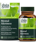 Gaia Herbs Mental Alertness - Brain Support Supplement to Help Maintain Focus & Memory* - with Eleuthero, Ginkgo Leaf, Gotu Kola, Rosemary & Oats - 60 Vegan Liquid Phyto-Capsules (15-Day Supply)