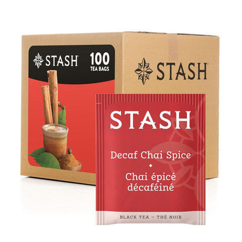 Stash Tea Peppermint Herbal Tea, Box of 100 Tea Bags | Cooling, brisk peppermint flavor with refreshing herbal notes, Non-GMO Project Verified and foil-sealed freshness