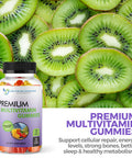 Multivitamin Gummies for Adults and Kids with Vitamin A C D3 E B6 B12 Biotin and Zinc with No High Fructose Corn Syrup Gluten or Artificial Sweeteners 60 Gummy Vitamins Full 30Day Supply