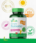 Carlyle Probiotics for Kids | 200 Chewable Tablets | 6 Billion CFUs | Raspberry Flavor | Non-GMO Gluten Probiotics for Children | by Lil' Sprouts