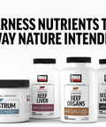 Force Factor Primal Origins Beef Bone and Marrow Cartilage Supplement Made with Pasture-Raised Grass Fed Zealand Beef Hormone Non-GMO 120 Capsules