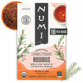Numi Organic Rooibos Tea, 18 Herbal Tea Bags, Caffeine Free | South African Red Tea with Deep Earthy Vanilla Taste