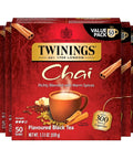 Twinings Lemon & Ginger, Caffeine-Free Herbal Tea Bags, 100 CT Box (1 Pack) | Spicy & Tangy, Ginger, Lemon Peel, Lemongrass, Blackberry Leaves, Soothe Digestion, 100 Foil Lined Individually Wrapped Bags