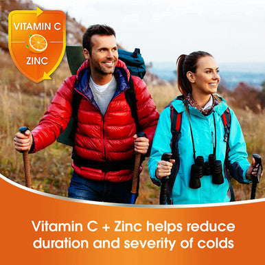 Redoxon Double Action Vitamin C 100mg and Zinc 10mg, 4 x 15 Count
