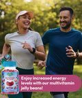 Multivitamin Jelly Bean Gummies With Zinc For Men And Women Immune Support Dietary Supplements For Adults Vegetarian 120 Berry Blast Jelly Beans Kosher